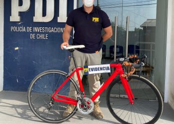 PDI recupera en Calera de Tango bicicleta de alta gama robada en Coyhaique en 2019