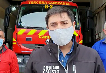 Diputado Calisto pide priorizar construcción de nuevo cuartel para la Tercera Compañía de Bomberos de Puerto Aysén.