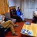 Gobernador de Aysén arriba a Melinka por Cuarentena.