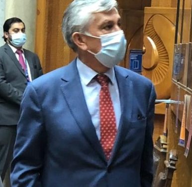 Sandoval insiste en necesidad de avanzar en más kilómetros de pavimentos en la ruta 7 sur durante la próxima administración.