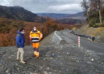 Comuna de O’Higgins: Trabajos de conservación vial en el sector Cuesta El Hacha tienen 68% de avance.