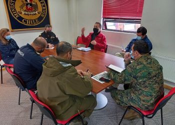 Realizan reunión de coordinación por cuarentena los fines de semanas en la comuna de Aysén.