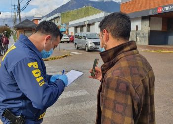 PDI realiza control de las medidas sanitarias durante cuarentena en la comuna de Coyhaique