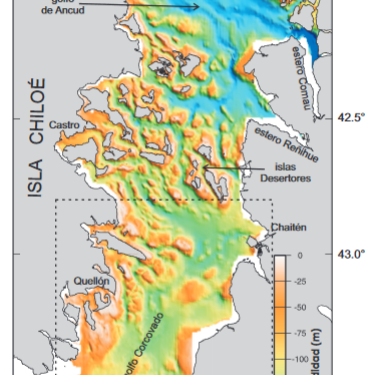 Investigación identifica remolino en el mar interior de Chiloé de más de 10 kilómetros de diámetro