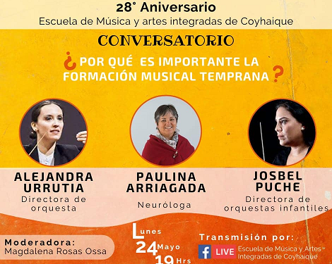 Escuela de Música y Artes Integradas de Coyhaique celebra 28 años de formación musical y artística