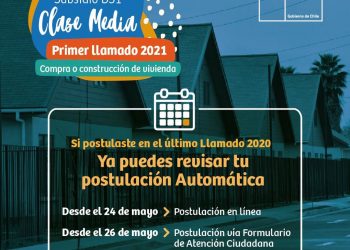 Minvu anuncia apertura de proceso de postulación a Subsidio para la Clase Media