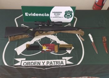 Carabineros de la Tenencia de Puerto Ingeniero Ibáñez (F) detuvo a dos personas por caza de especie protegida