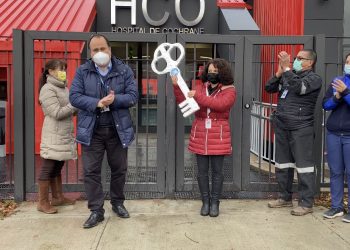 Trabajadores conocieron sus espacios laborales en el nuevo Hospital de Cochrane luego de la recepción de obras