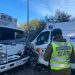 SIAT de Carabineros indaga colisión frontal entre ambulancia y camión en Ruta CH-240