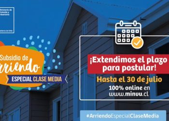 Minvu anuncia extensión del plazo para postular al Subsidio de Arriendo Especial Clase Media