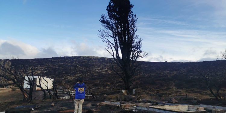 PDI y Fiscalía indagan el origen del incendio en Parque Nacional Patagonia
