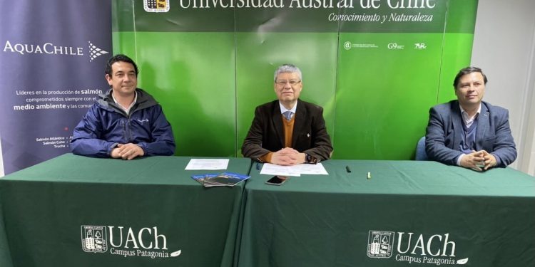 Campus Patagonia UACh y AquaChile firman protocolo de cooperación