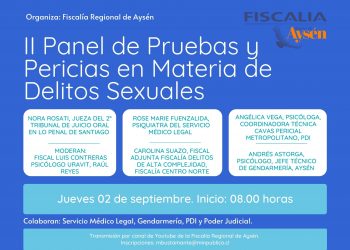 Masivo interés por participar en 2° Panel de Pruebas y Pericias de Delitos Sexuales
