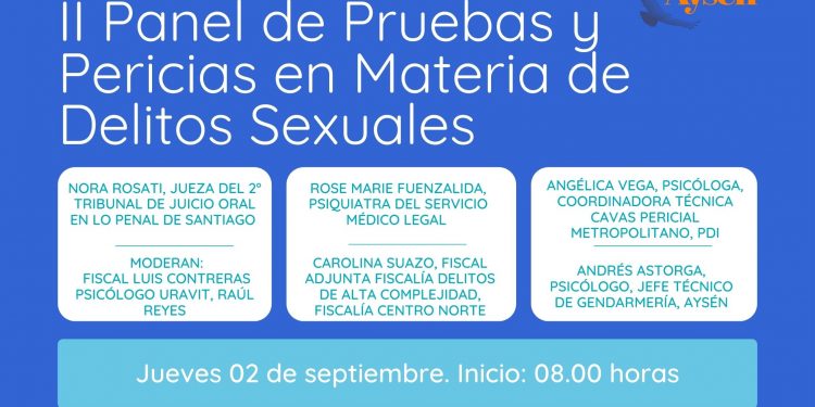 Masivo interés por participar en 2° Panel de Pruebas y Pericias de Delitos Sexuales