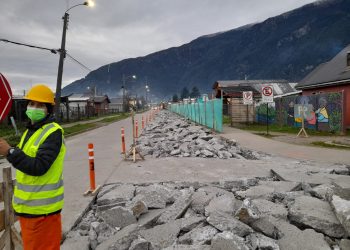 Avanza construcción de colectores de aguas lluvias en Puerto Aysén