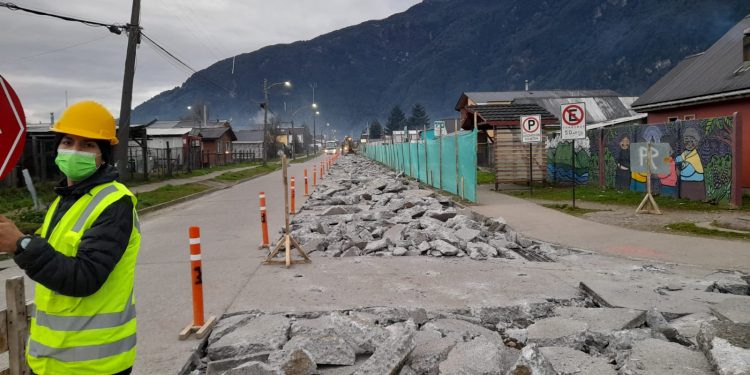 Avanza construcción de colectores de aguas lluvias en Puerto Aysén