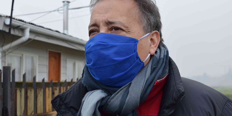 Delegado Presidencial Provincial Aysén visita centro de vacunación en el inicio de la dosis de refuerzo