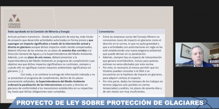 Los temas que complican al Consejo Minero en el estado actual de la Ley de Protección de Glaciares