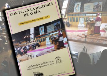 Obispo Luis Infanti publicará libro “Con fe, en la historia de Aysén”