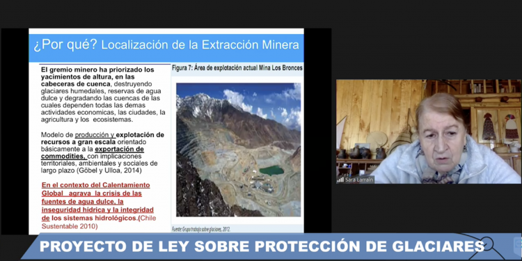 Chile Sustentable propone que protección de glaciares extienda prohibición intervención a glaciares rocosos y ambiente periglaciar