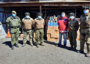 Carabineros de Balmaceda y El Blanco en coordinación con Fiscalía de Coyhaique detuvo a dos personas y decomisó millonario cargamento de fuegos artificiales ingresados por paso no habilitado