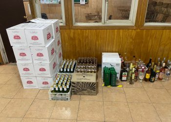 Fiscalización conjunta entre Carabineros, Seremi de Salud y Municipalidad de Coyhaique permitió decomiso de alcoholes desde local no patentado