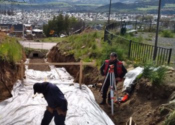 MOP da inicio a conservación del Control Aluvional en el cordón del cerro Divisadero
