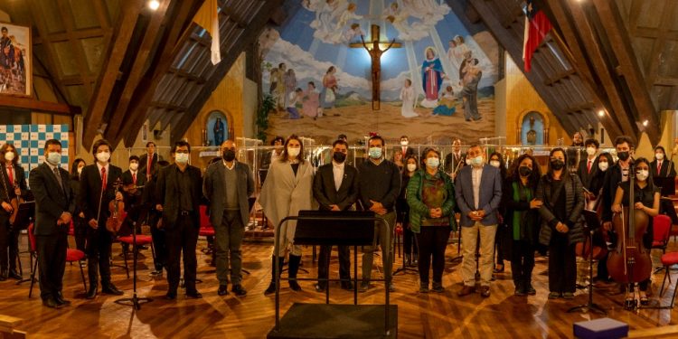 Sólida presentación de la Orquesta Sinfónica Juvenil Regional de Aysén cautivó a los asistentes en Coyhaique