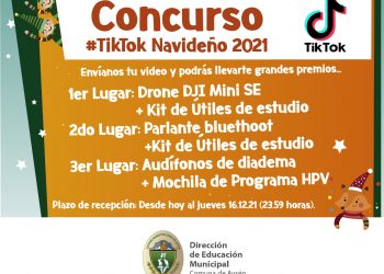 DEM Aysén invita a sus estudiantes a participar de Tik Tok Navideño 2021