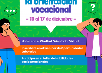 INJUV lanza «Semana de la Orientación Vocacional» para jóvenes que rindieron la PDT