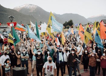 Masivo cierre de campaña de Gabriel Boric en Puerto Aysén
