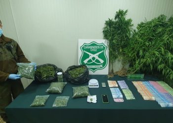Carabineros del OS-7 Aysén junto a la Fiscalía detuvo a 78 personas y decomisó drogas por más de 2.800 millones de pesos durante el año 2021