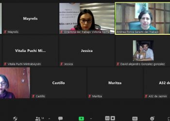 ASOMISCA organización que reúne a migrantes de centro y sudamérica recibió charla sobre normativa laboral.