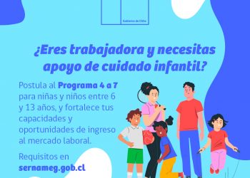 Programa 4 a 7 del SernamEG inicia período de postulaciones año 2022.