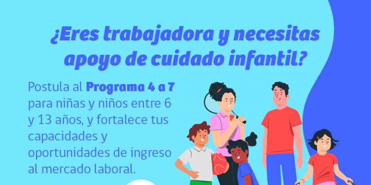Programa 4 a 7 del SernamEG inicia período de postulaciones año 2022.