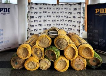 PDI recupera material de construcción avaluado en un millón de pesos.