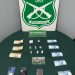 Carabineros y Fiscalía detuvieron a dos personas y decomisan alrededor de 4 millones de pesos en drogas en Puerto Cisnes.