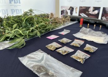 PDI y Fiscalía desarticulan banda que internaba drogas desde Santiago.