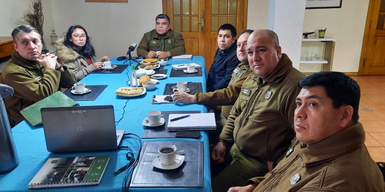 Carabineros y la Subsecretaría de Prevención del Delito entregaron los avances sobre el trabajo del Departamento OS-14, de Coordinación Municipal.
