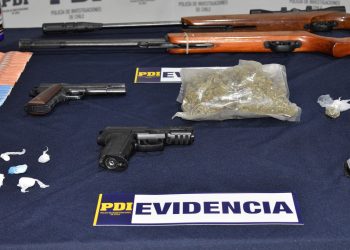 PDI y Fiscalía desbaratan tres puntos de tráfico de drogas en Coyhaique en el desarrollo de la denominada Operación Trapananda.
