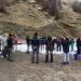Jóvenes realizan voluntariado en Parque Nacional Cerro Castillo.