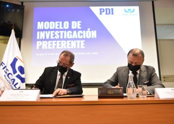Fiscalía y PDI firman convenio que fortalecerá la persecución penal de los delitos.