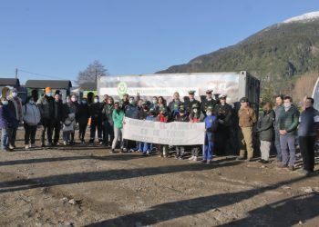 AquaChile inaugura punto limpio en Puerto Chacabuco.