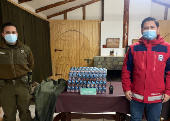 En Chile Chico sujeto es detenido por Carabineros tras ser sorprendido ingresando 500 cajetillas de cigarrillos por paso no habilitado