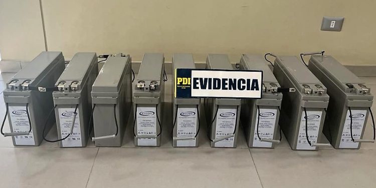 PDI recupera baterías sustraídas desde empresa de telefonía de Puerto Ibáñez
