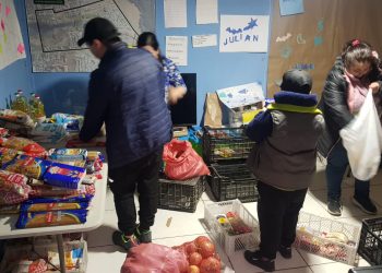 En Coyhaique se realizó campaña solidaria en barrio Quebrada La Cruz