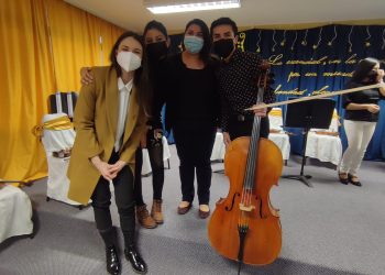 Comitiva de la Fundación de Orquestas Juveniles e Infantiles (FOJI) encabezada por Irina Karamanos, destaca el notable trabajo de las orquestas escolares municipalizadas de la comuna de Aysén