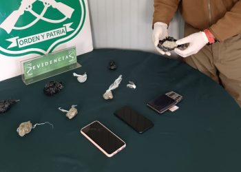 Dos detenidos por microtráfico de drogas en Coyhaique gracias a trabajo conjunto de Carabineros, Fiscalía y Gendarmería
