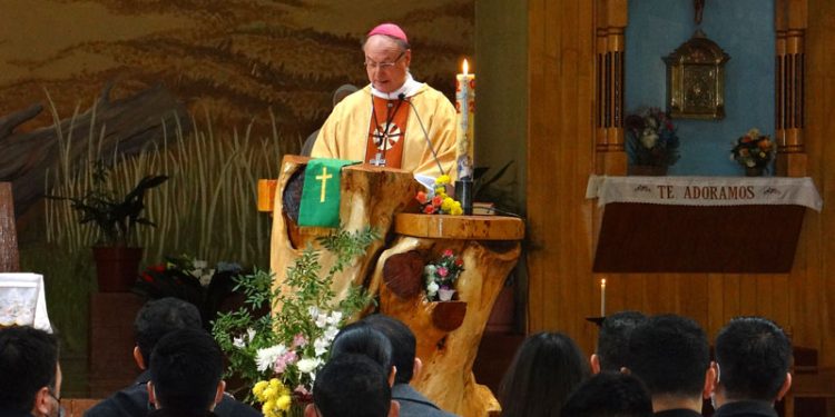 En el Te Deum 2022, el Obispo Vicario Apostólico de Aysén, Luis Infanti, destacó la frase: “Señor, danos el don de la profecía”.
