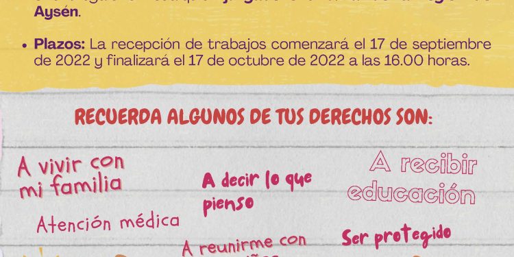 Coyhaique: Comisión de Promoción de Derechos de la infancia invita a participar en concurso “Ponle Color a tus Derechos”.